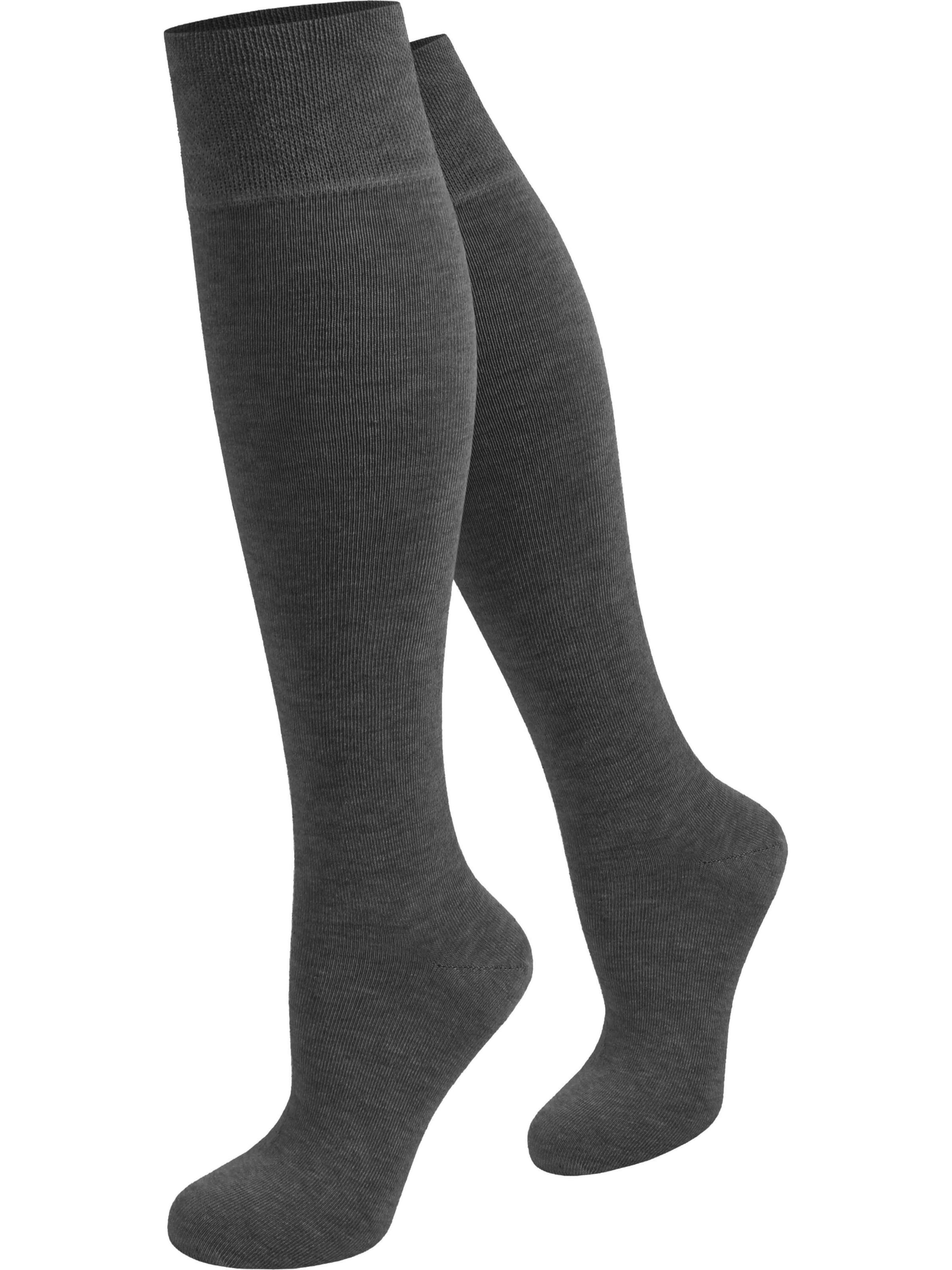 normani Kniestrümpfe in Grau: Vorderseite