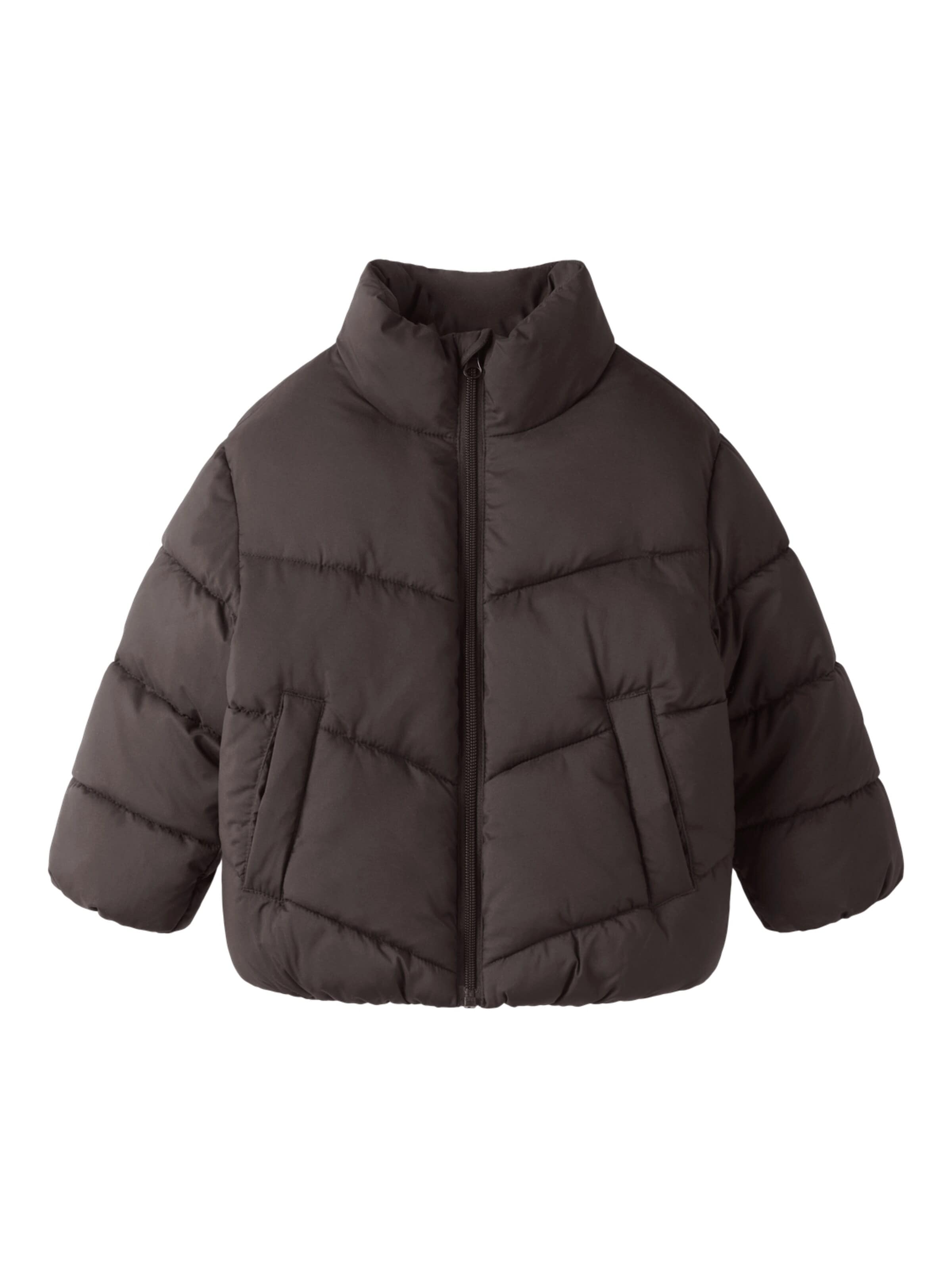 NAME IT Winter Jacket 'Steppjacke Winterjacke Nmfforty' in Brown: front
