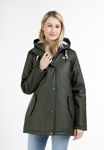 Schmuddelwedda - Chaqueta funcional en verde: frente