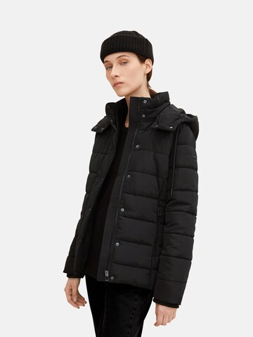 TOM TAILOR Winter jacket in Black