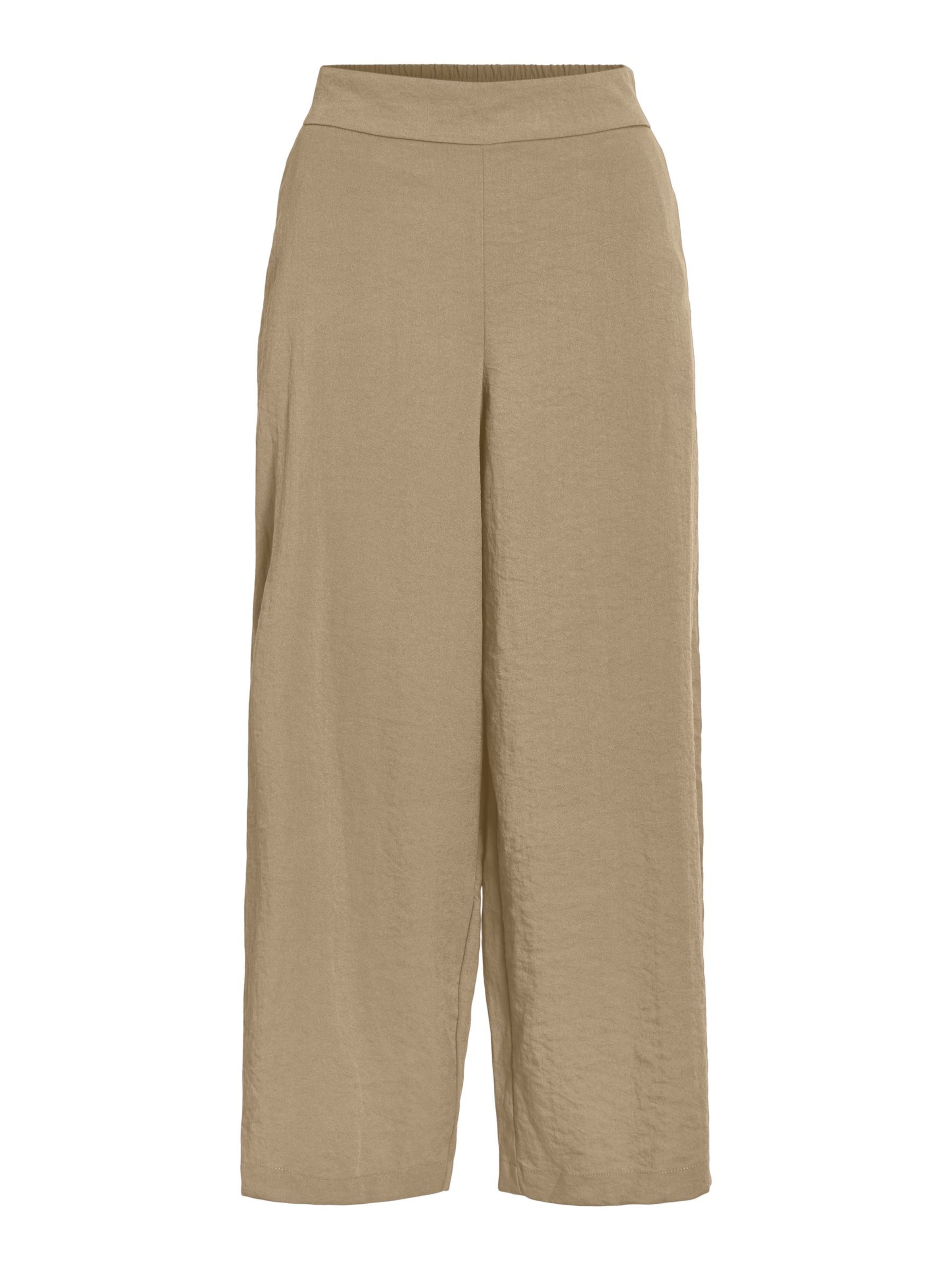 Wide leg Pantaloni 'VILinea' di VILA in beige: frontale