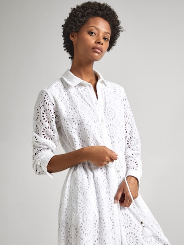 Robe-chemise 'ETHEL' Pepe Jeans en blanc