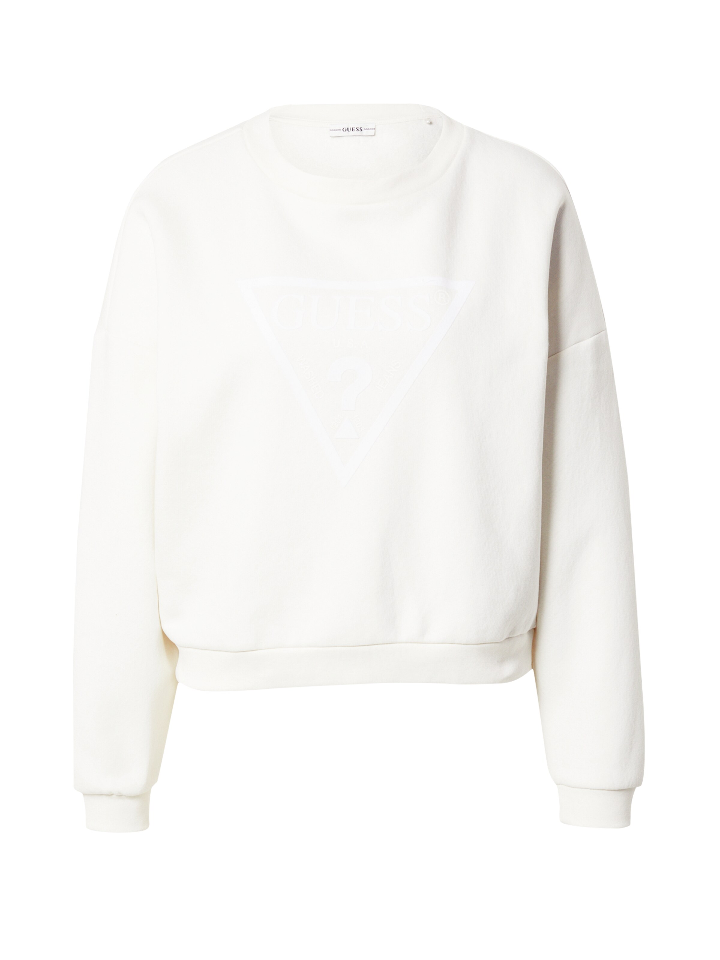 white guess sweater
