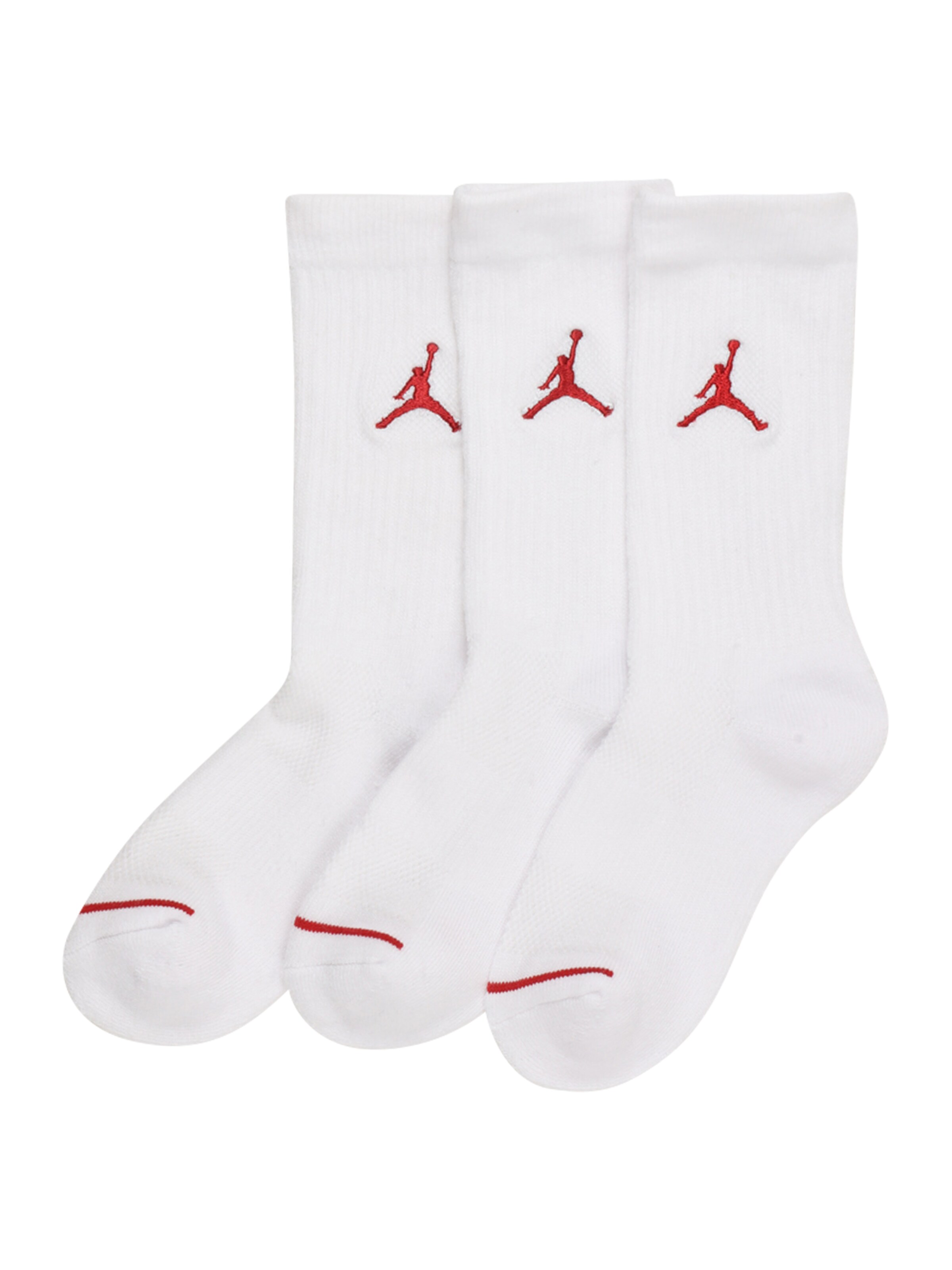 Jordan Κάλτσες σε λευκό: μπροστά