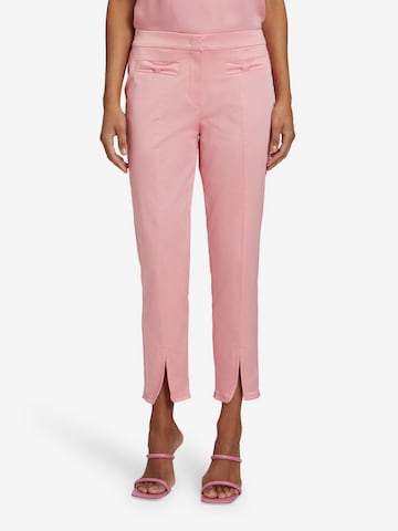 Regular Pantalon à plis Betty Barclay en rose : devant