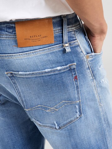 REPLAY Regular Jeans in Blauw