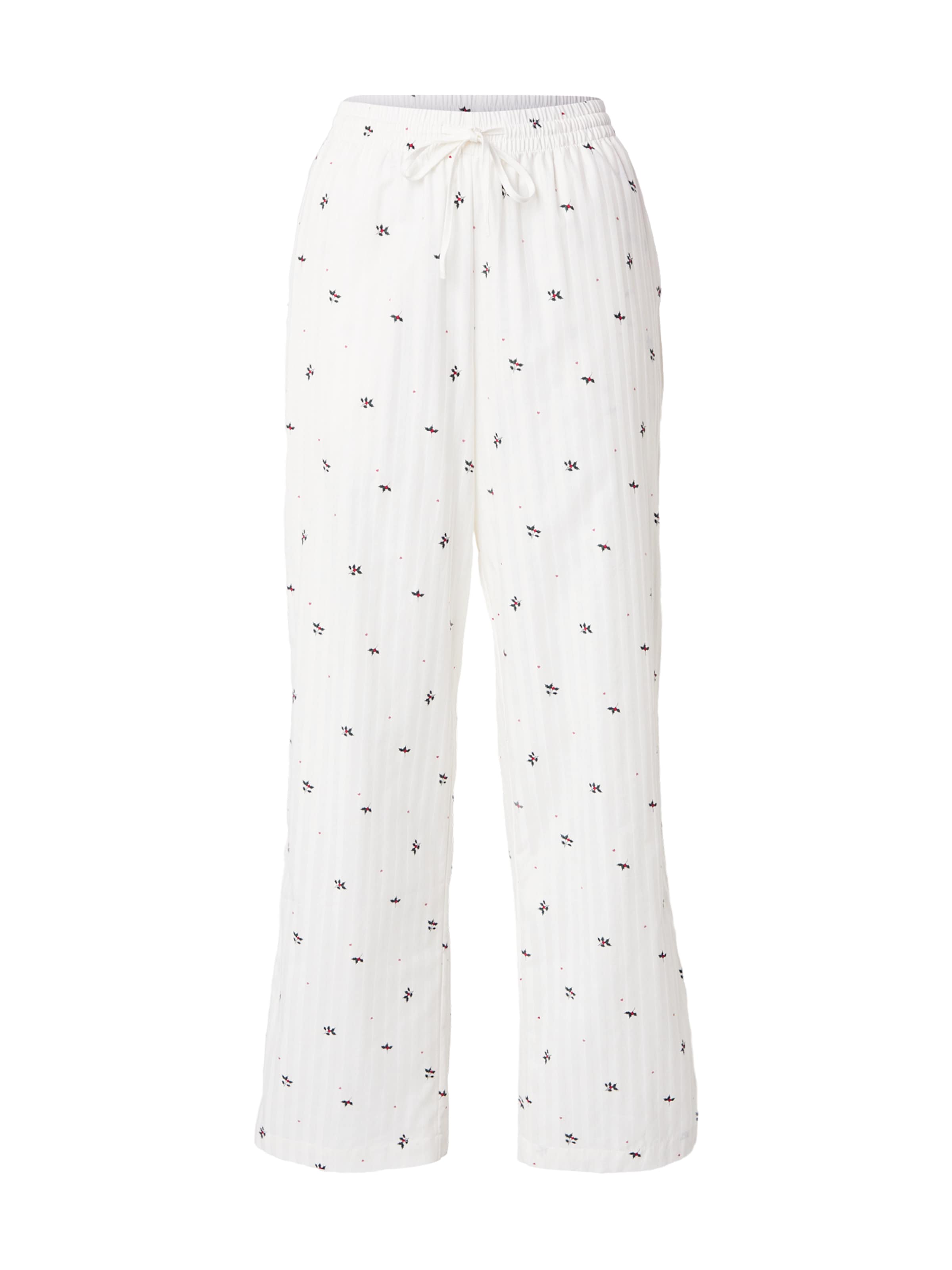 Hunkemöller Pajama pants in White: front