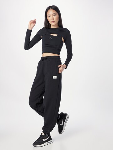 Jordan Tapered Trousers in Black