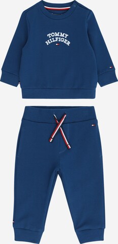 TOMMY HILFIGER Joggingpak in Blauw: voorkant