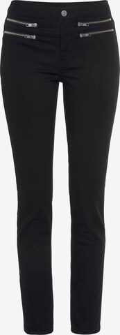 Skinny Jeggings VIVANCE en noir : devant