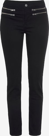 Skinny Jeggings di VIVANCE in nero: frontale