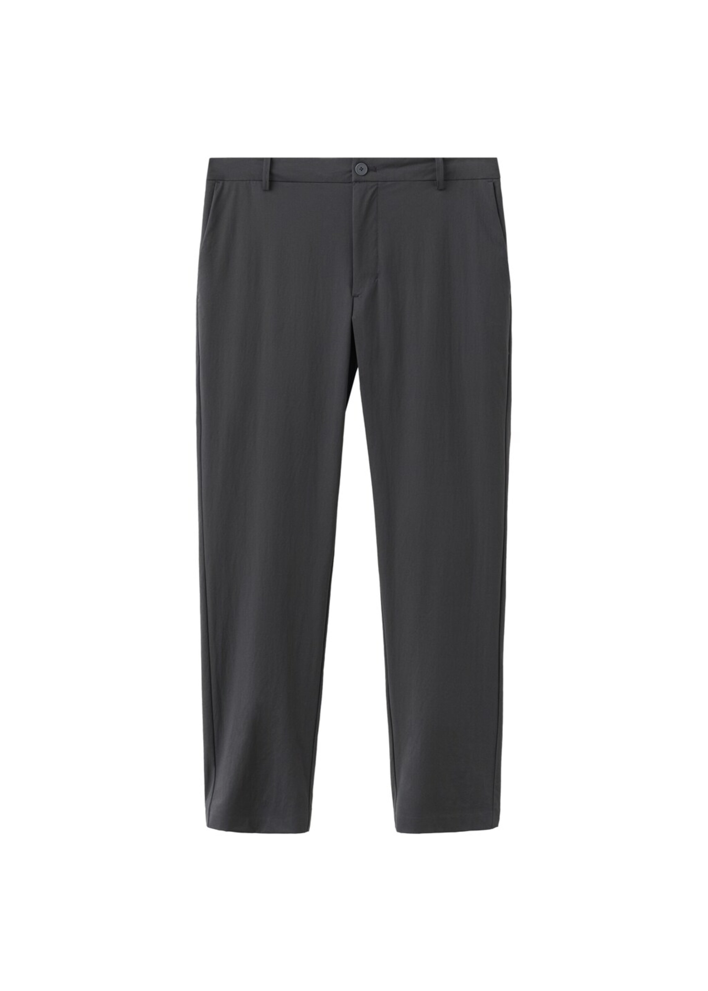 MANGO MAN Slim fit Chino Pants 'Due Performance' in Grey: front