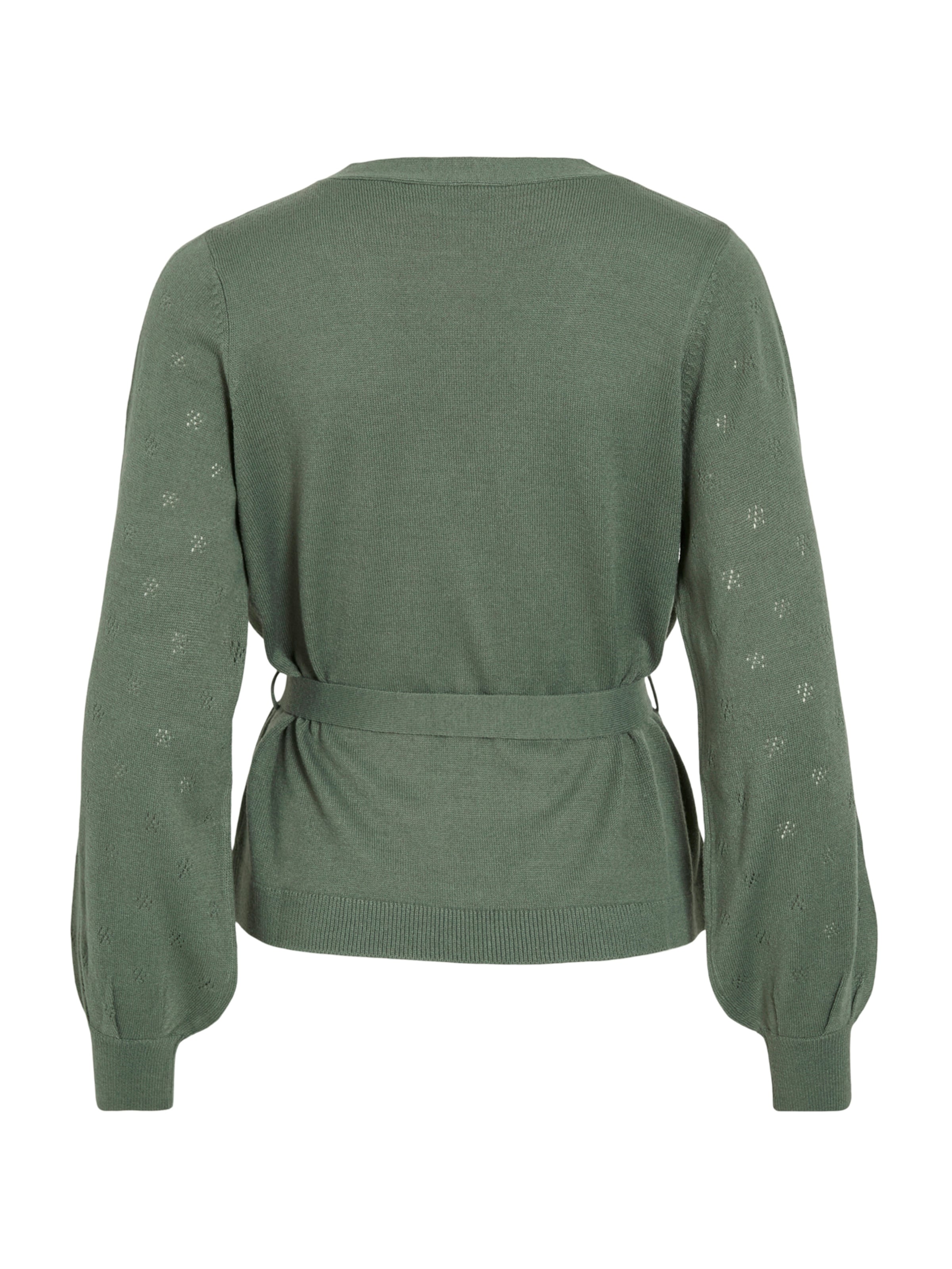 VILA Knit Cardigan 'VIAva' in Green