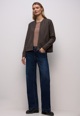 STREET ONE Sweatjacke in Braun