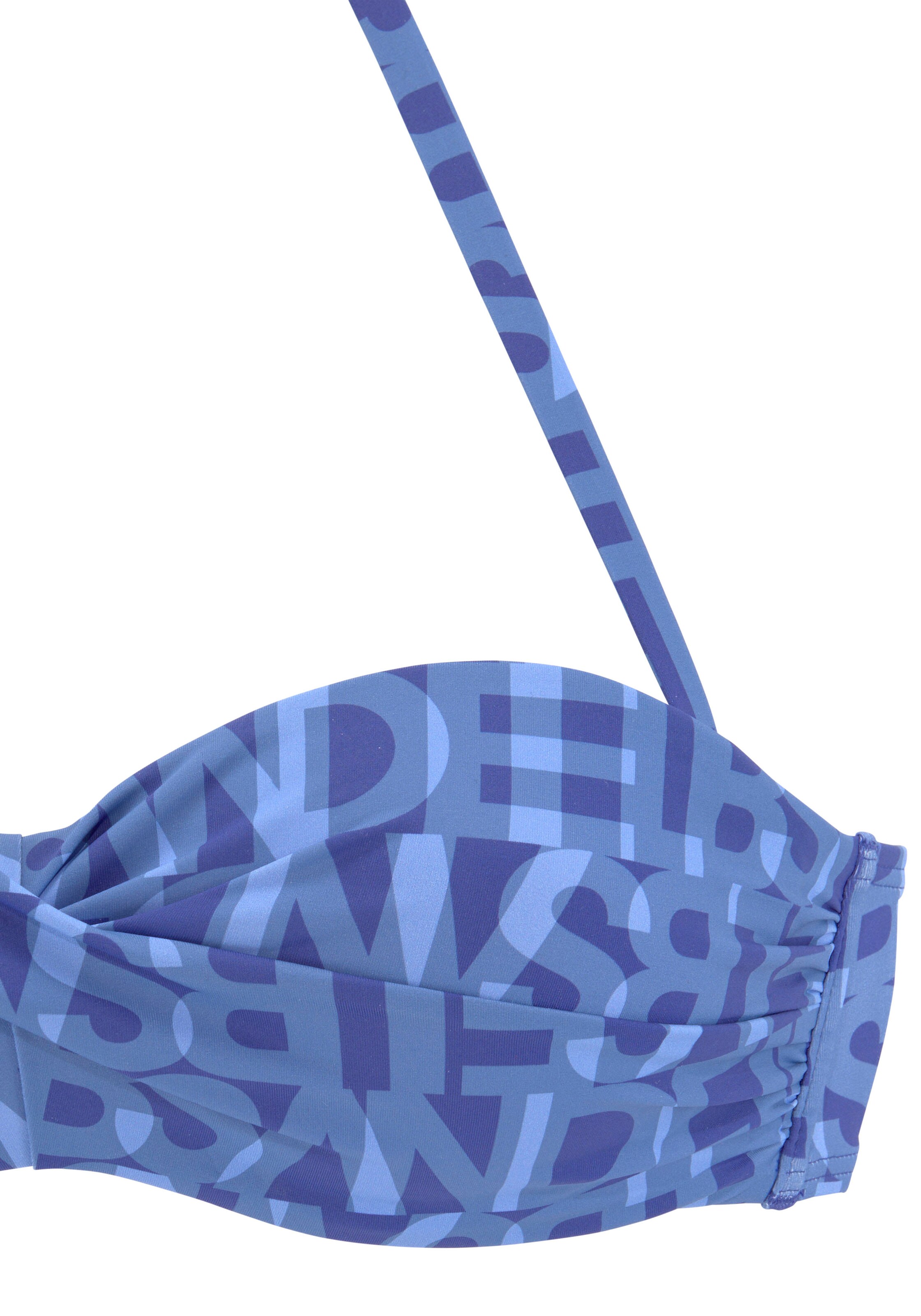 Elbsand Bandeau Bikinitop in Blau