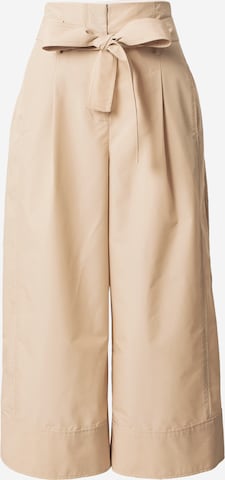 3.1 Phillip Lim Wide leg Pleat-front trousers in Green: front