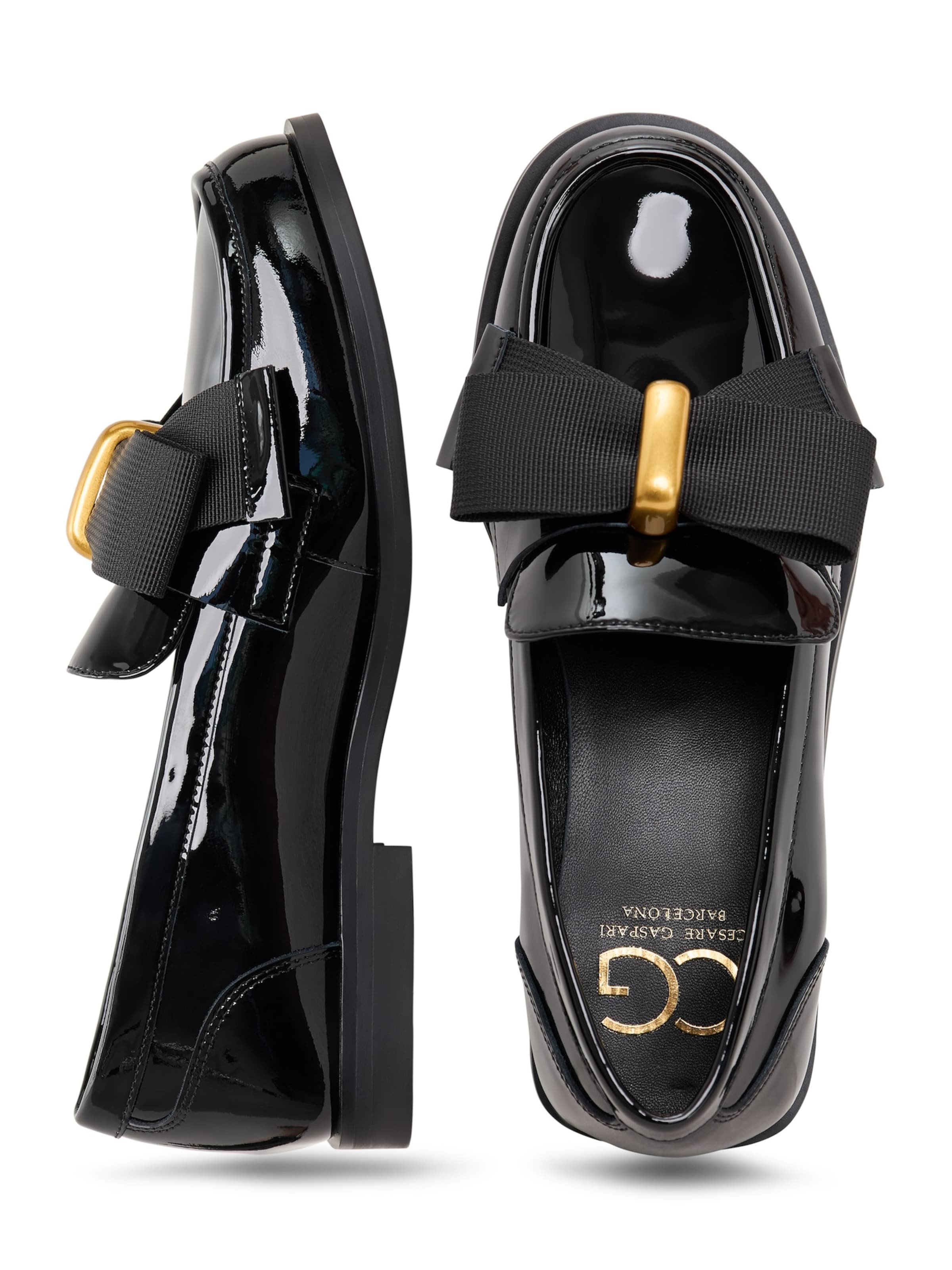 Mocassin CESARE GASPARI en noir