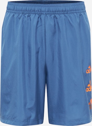 Pantaloni sportivi di ADIDAS PERFORMANCE in blu: frontale