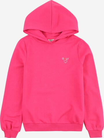 KIDS ONLY Sweatshirt 'Noomi' in Pink: predná strana