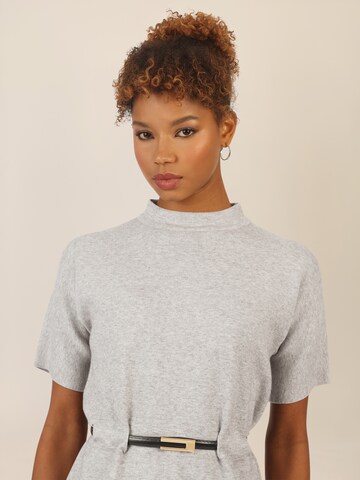 APART Knitted dress in Grey