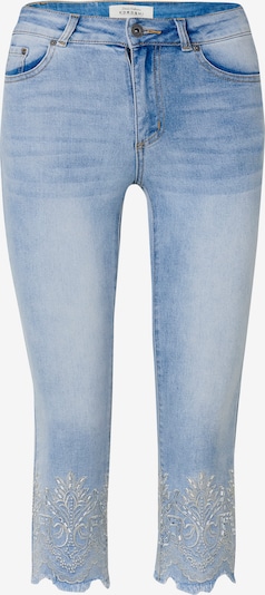 KOROSHI Farkut värissä sininen denim / vaaleanharmaa, Tuotenäkymä