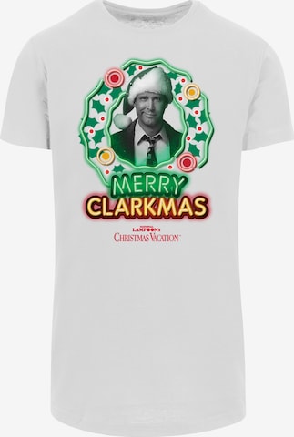 T-Shirt 'Christmas Vacation Merry Clarkmas' F4NT4STIC en blanc