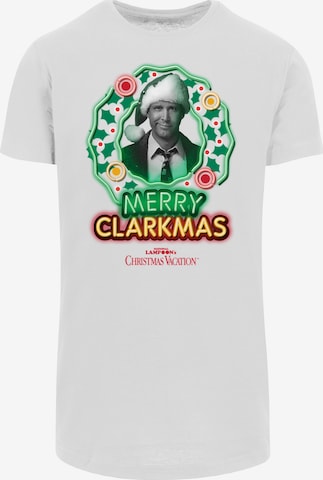 F4NT4STIC T-Shirt 'Christmas Vacation Merry Clarkmas' in Weiß: Vorderseite