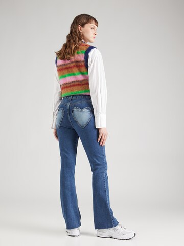 Miss Selfridge - Acampanado Vaquero en azul