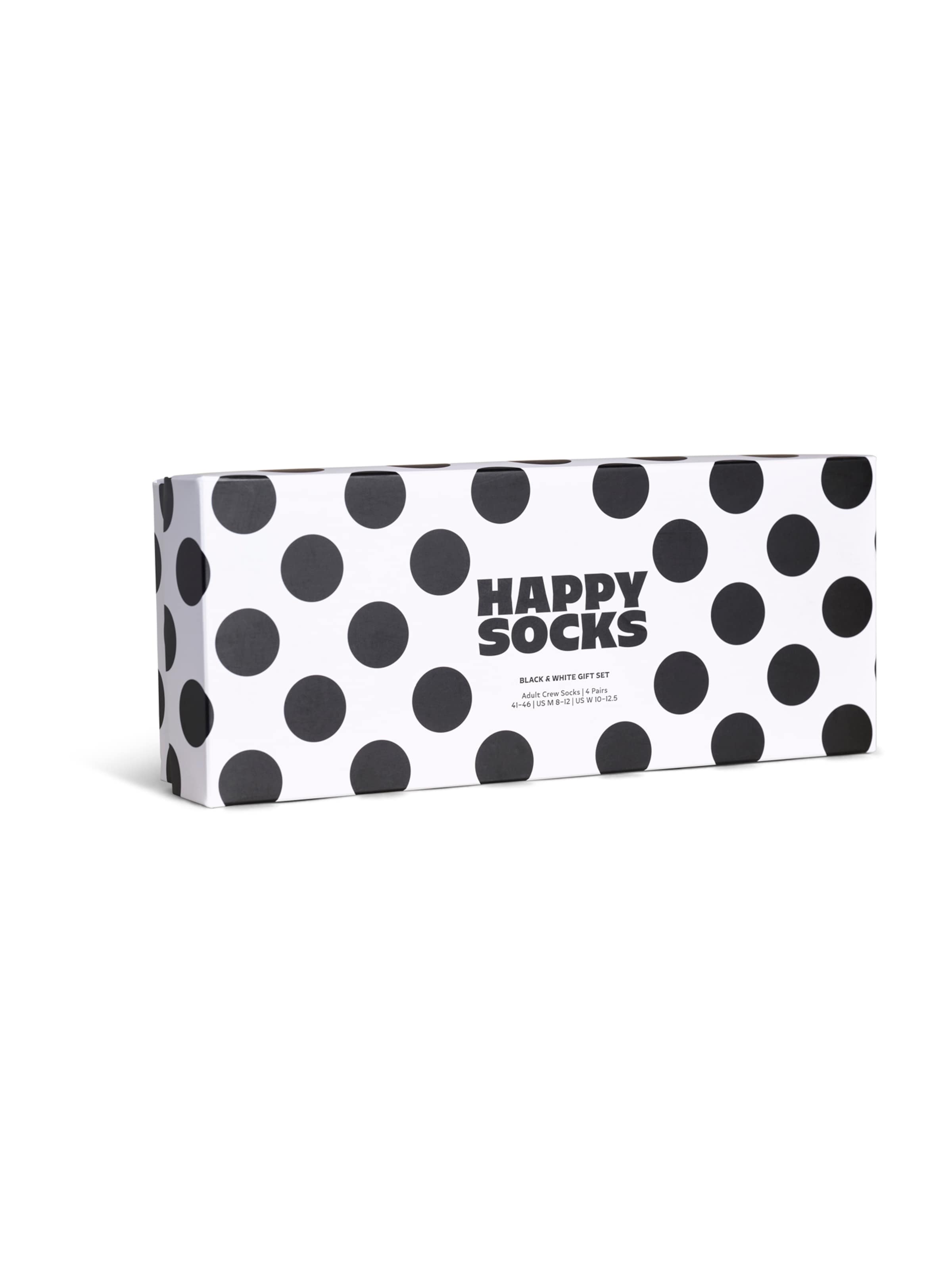 Chaussettes 'Black And White' Happy Socks en noir
