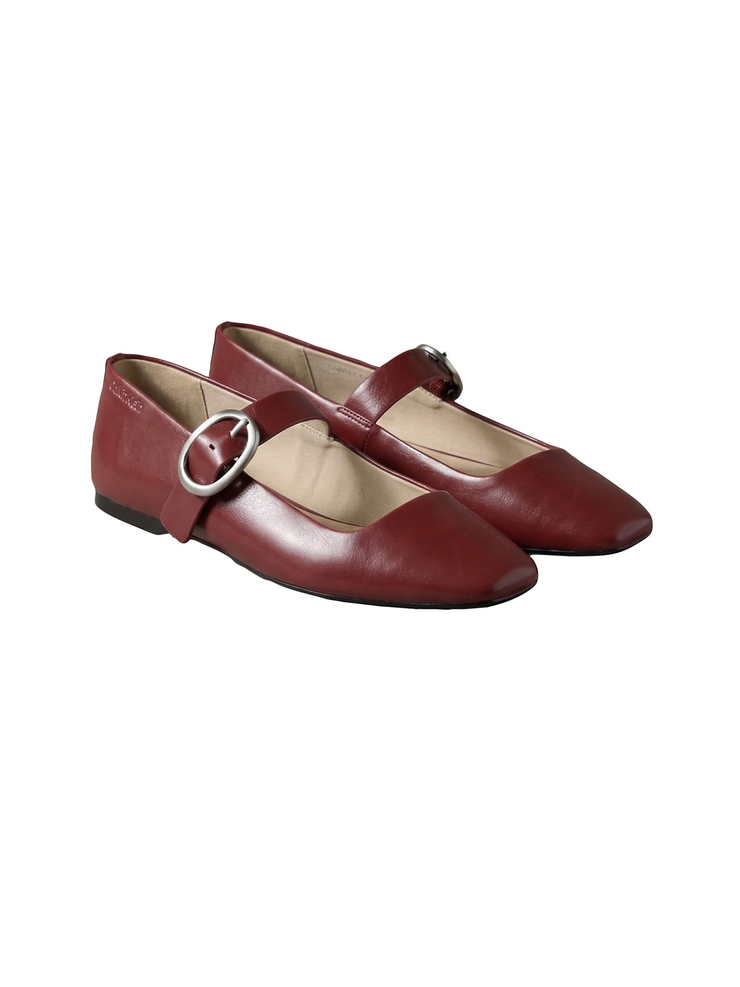 Calvin Klein Regular Strap ballerina in Red