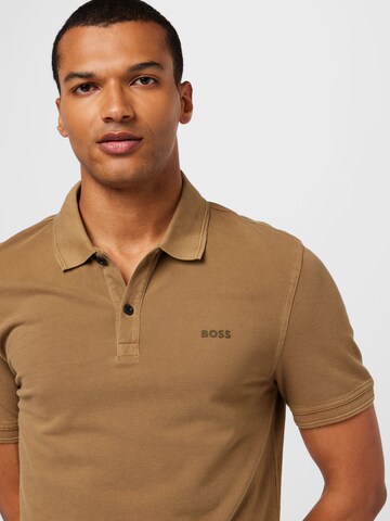 BOSS Regular Fit Bluser & t-shirts 'Prime' i beige