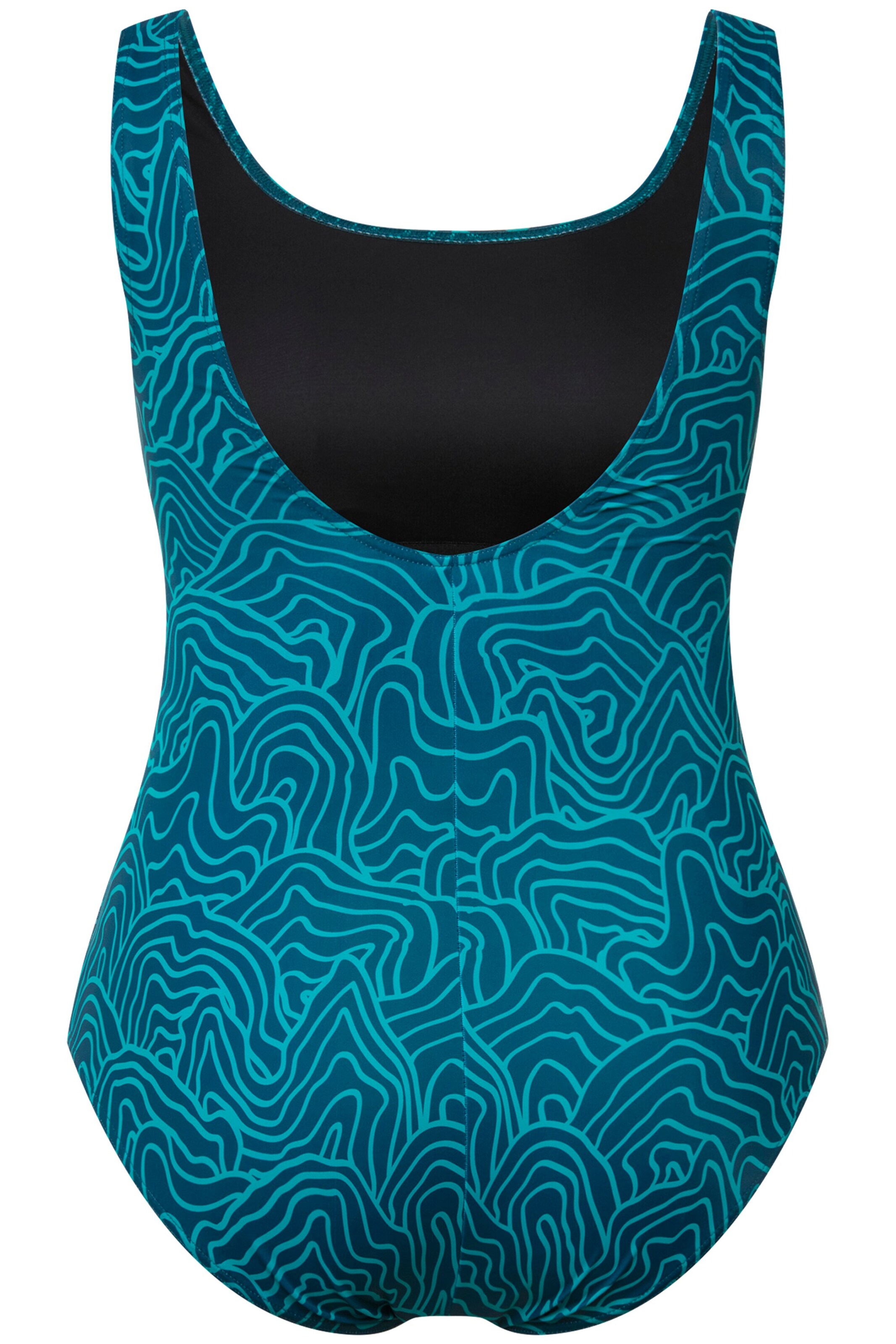 Bustier Maillot de bain Ulla Popken en bleu