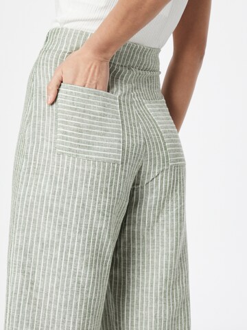 Designers Society Wide leg Broek 'TERRAL' in Groen