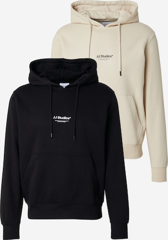 JACK & JONESSweater majica 'JJESOHO' - bež boja: prednji dio