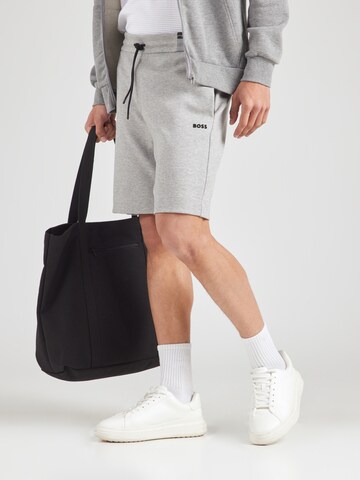 regular Pantaloni 'Zone' di BOSS in grigio: frontale