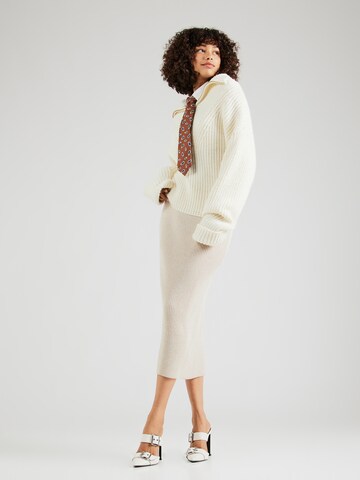 ABOUT YOU Skirt 'Fleur' in Beige