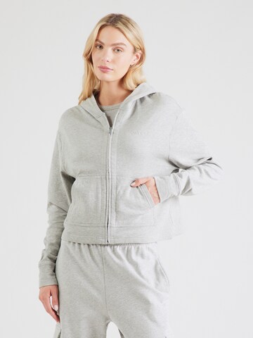 Calvin Klein Кофта на молнии в Серый: спереди