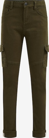 WE Fashion Broek in Groen: voorkant