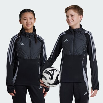 ADIDAS PERFORMANCE Sportsweatshirt 'Tiro 24' in Schwarz: Vorderseite