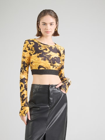 T-shirt Versace Jeans Couture en noir : devant