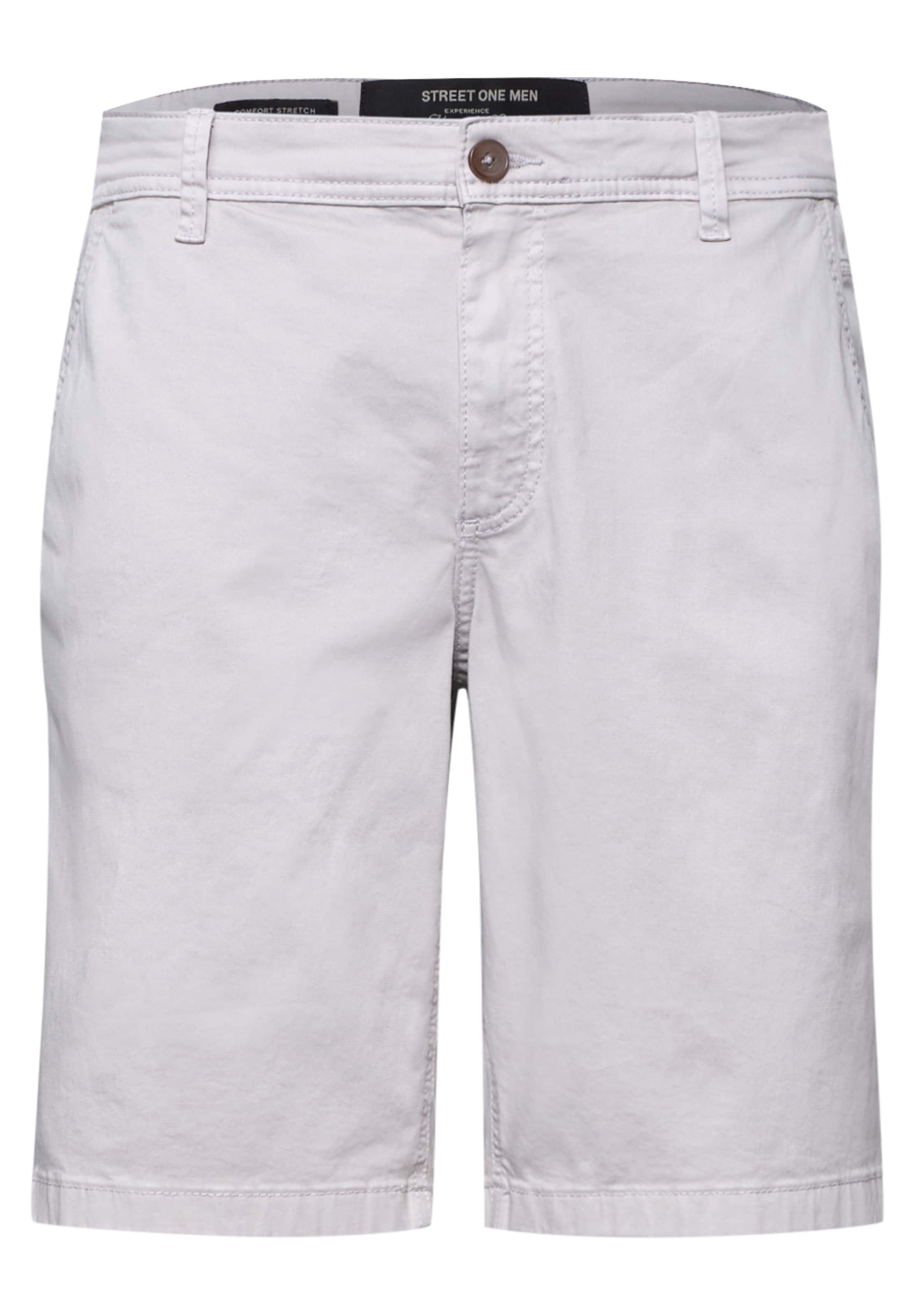 Street One MEN Chino Pants in Grey: front