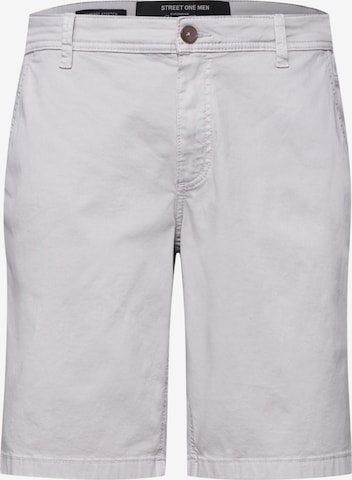 Street One MEN Chinohose in Grau: Vorderseite