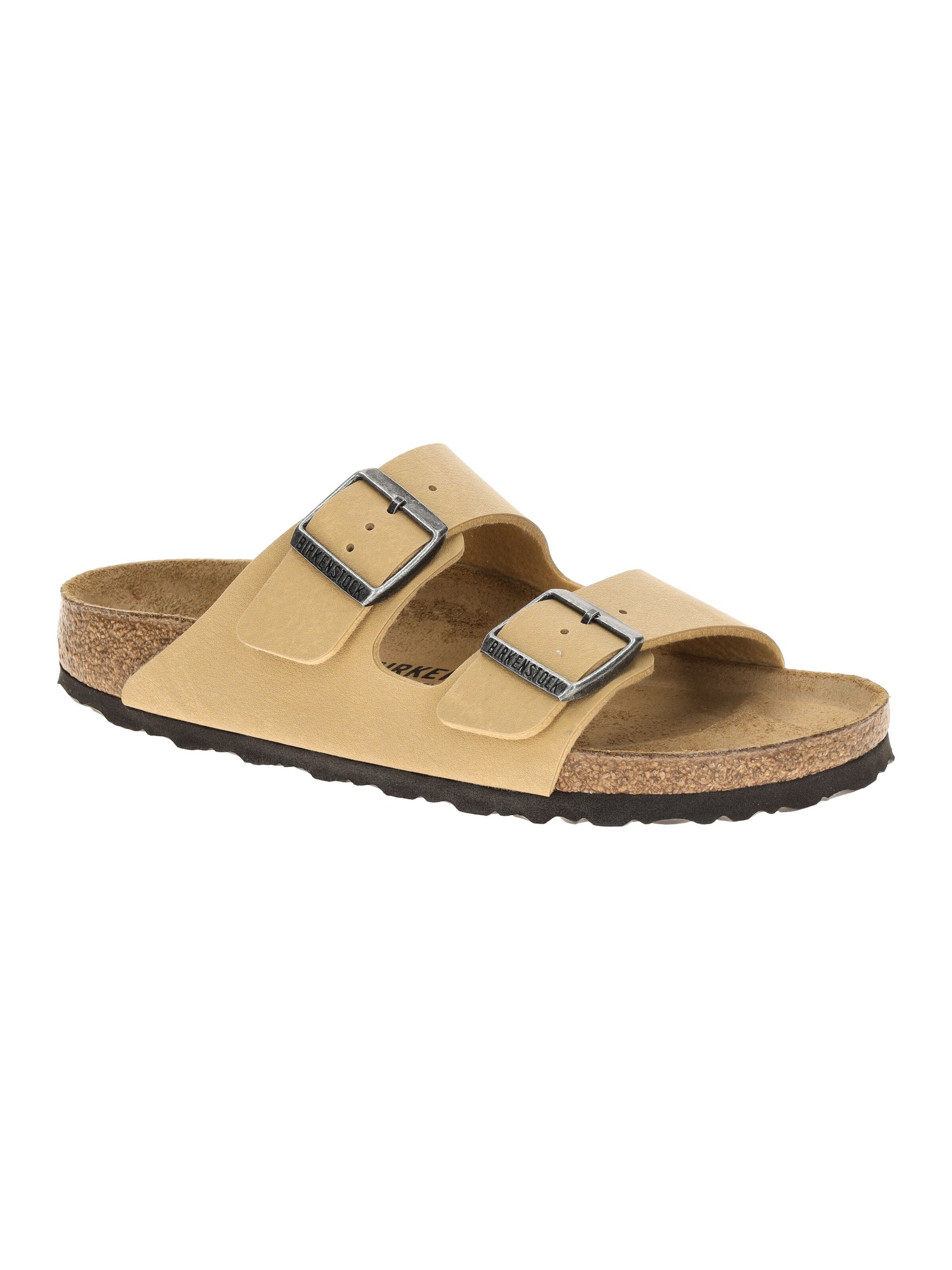 BIRKENSTOCK Mules 'Birkenstock Arizona Pantolette beige cream SCHMAL 1029151' in 35 in Beige, Item view