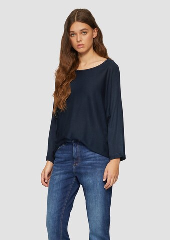 Pull-over QS en bleu : devant