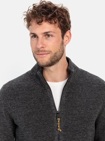 CAMEL ACTIVE Gebreid vest in Zwart