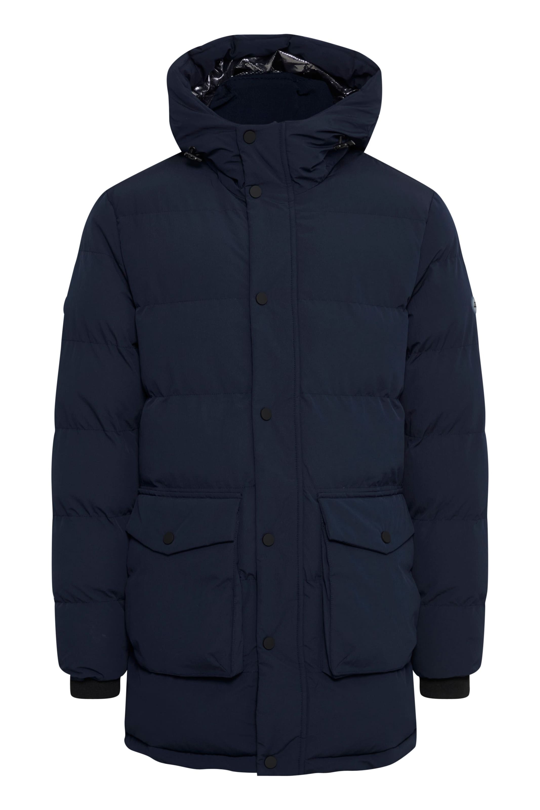 BLEND Winter Jacket in Blue: front