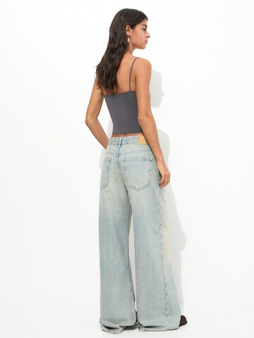 Pull&Bear Top w kolorze szary