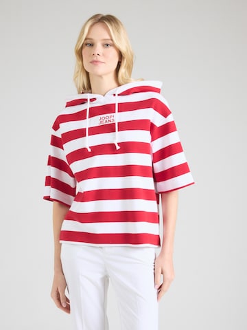 Sweat-shirt JOOP! Jeans en rouge : devant
