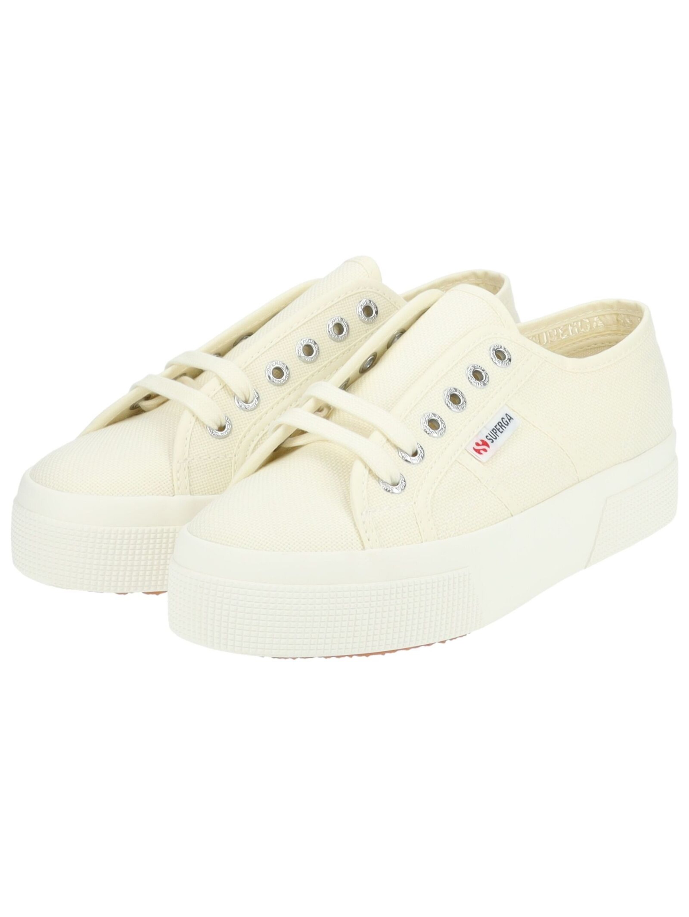 SUPERGA Platform trainers in Beige