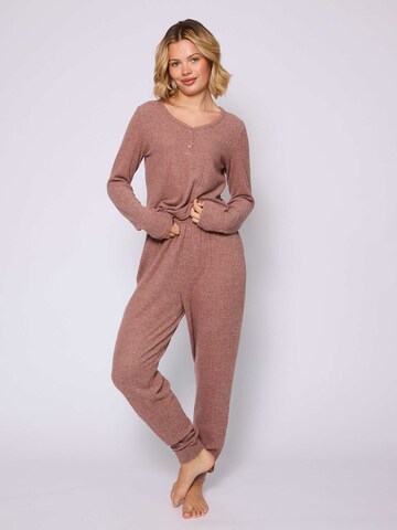 Loungeable Pajama in Brown: front